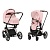 Коляска 2 в 1 Cybex Priam IV Rosegold Peach Pink